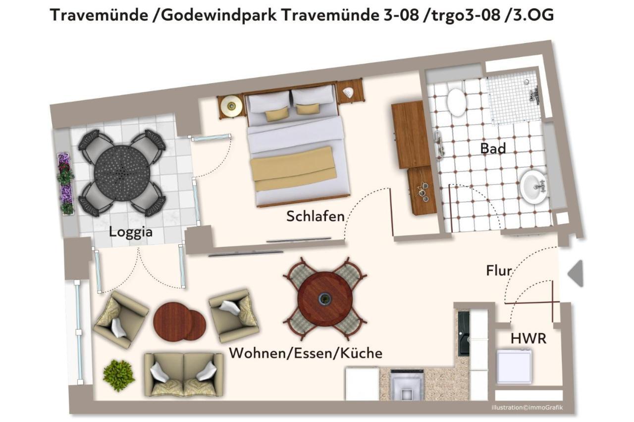 Godewindpark Travemuende Godewindpark Travemuende 3-08 Apartment Lübeck